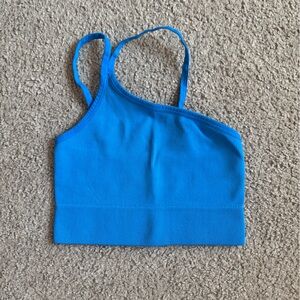 No Boundaries Vibrant Blue Ribbed Tank